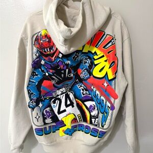 Dirt Studios Dallas supercross 1995 graphic Hoodie - Cream